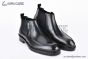 Prada Classic Boot with Side Logo Black Grain Leather