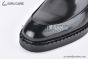 Prada Classic Boot with Side Logo Black Grain Leather