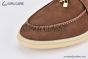 Loro Piana Summer Charms Walk Loafer Suede Rain Drops