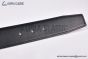 HERMES Tube H Belt Buckle & Noir / Orange Reversible Togo & Box 135 Leather Belt