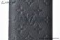 LV Brazza Wallet Black Taurillon Monogram Leather M69038