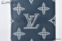 LV Pocket Organizer Wallet Ink Blue/White Monogram Leather M83378
