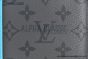 LV Multiple Wallet Black/Turquoise Monogram Eclipse Reverse Canvas M11468