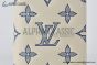 LV Pocket Organizer Wallet White/Navy Monogram Leather M83377