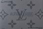 LV Slender Wallet Gray Monogram Eclipse Reverse Canvas M80906