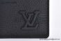 LV Pocket Organizer Wallet Black Aerogram Leather M69979
