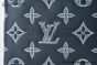 LV Multiple Wallet Ink Blue/White Monogram Leather M83379