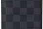LV Passport Cover Black Damier Graphite Canvas N64411