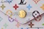 LV x TM Victorine Wallet White Murakami Monogram Canvas M14163