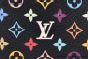 LV x TM Zippy Coin Purse Black Murakami Monogram Canvas M13409