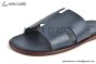 Hermes Izmir Dark Blue Epsom Leather Sandal