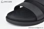 Hermes Jackson Black Epsom & Heritage Brown Leather Sandal