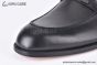 Hermes Paris Black Leather Loafer