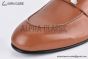Hermes Paris Light Brown Leather Loafer