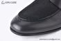 Hermes Ancora Black Smooth / Suede Leather Loafer