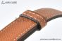 HERMES Lady Rivale Jean 18 YG Buckle & Orange Epsom Leather Belt