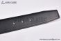 HERMES Jokey Belt Buckle & Noir / Orange Reversible Togo & Box 135 Leather Belt