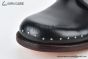 Dior Carlo Black Smooth Leather Derby with Silver-Finish Studs