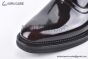 Ferragamo Brown Patent Leather Lace-up Derby