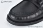 Ferragamo Gancini Black Grained Leather Loafer