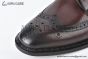 Prada Classic Brown Smooth Leather Brogue Oxford