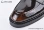 Prada Chocolate Brown Patent Leather Loafers