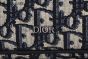 Dior Hit the Road Messenger Bag with Flap Beige & Black Oblique Jacquard with Black Grained Calfskin