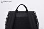 Dior Saddle Backpack with Flap Beige & Black Oblique Jacquard with Black Grained Calfskin