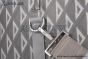 Dior Lingot 50 Bag Gray Diamond Canvas with Gray Smooth Calfskin