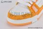 LV Trainer Sneaker Monogram Denim & Embossed Orange 1A9JHB