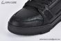 LV Trainer Sneaker Monogram Grained Leather Black 1AHDBP