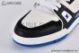 LV Trainer Sneaker Grained Leather Panda Blue 1ADF3A