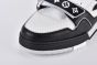 LV Trainer Sneaker Perforated Leather Black & White 1AHTDJ