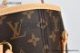 LV Neverfull MM Monogram Beige & Brown M46975