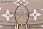 LV Diane Bag Monogram Empreinte Leather Cream M46583