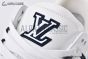 LV Trainer Sneaker Monogram Grain Calf Leather with Patent Leather 1AJ188