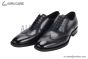 Prada Lace-up Oxford Brogue Black Grain Leather