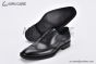 Prada Lace-up Oxford Brogue Black Grain Leather