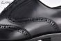 Prada Lace-up Oxford Brogue Black Grain Leather