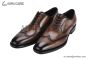 Prada Lace-up Oxford Brogue Brown Grain Leather