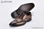 Prada Lace-up Oxford Brogue Brown Grain Leather