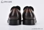 Prada Lace-up Oxford Brogue Brown Grain Leather