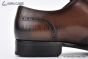 Prada Lace-up Oxford Full Brogue Brown Grain Leather