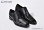 Prada Lace-up Oxford Full Brogue Black Grain Leather