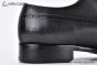 Prada Lace-up Oxford Full Brogue Black Grain Leather