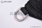 Dior Saddle Belt Bag Black Oblique Jacquard & Black Grained Calfskin