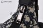Dior Medium Rider Soft Hobo Bag Beige & Black Oblique Jacquard Black Grained Calfskin