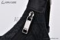 Dior Medium Rider Soft Hobo Bag Black Oblique Jacquard Black Grained Calfskin