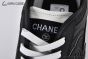 Chanel 25P Interlocking CC Logo Sneaker Calfskin Suede Black