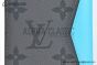 LV Pocket Organizer Wallet Black/Turquoise Monogram Eclipse Reverse Canvas M11469